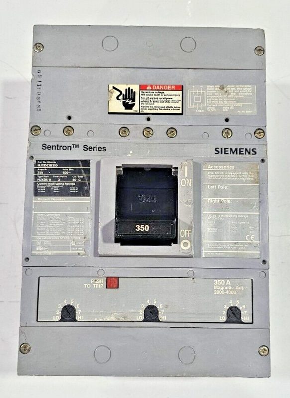 Автоматический выключатель Siemens HJXD6-A