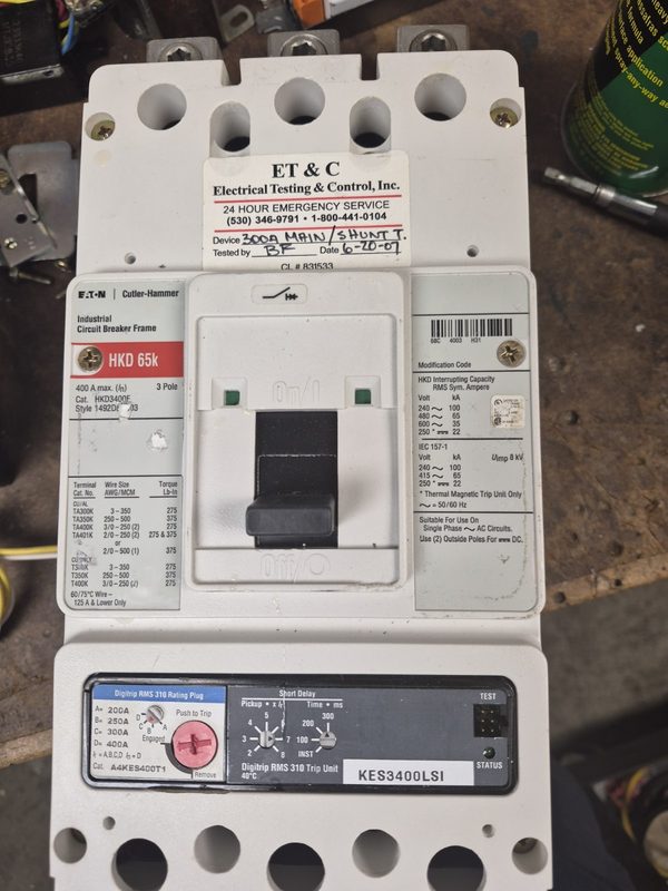 Автоматический выключатель Eaton HKD3400F