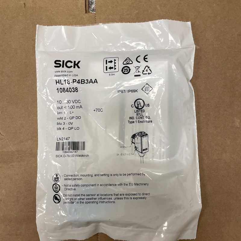 Фотоэлектрический датчик SICK HL18-P4B3AA