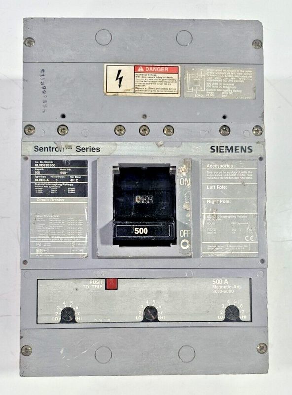 Автоматический выключатель Siemens HLXD6-A