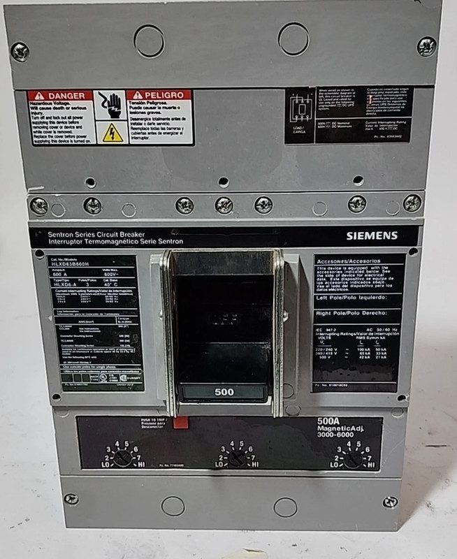 Автоматический выключатель Siemens HLXD63B500H