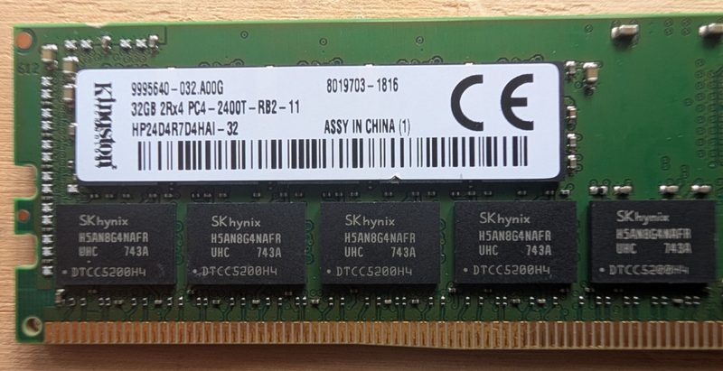 Модуль памяти HPE HP24D4R7D4HAI-32