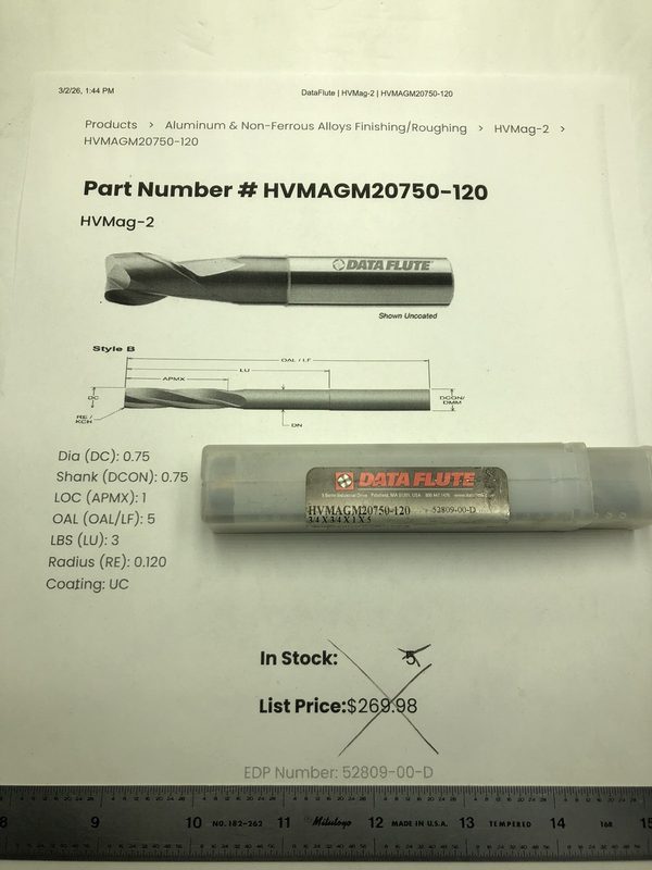 Режущий инструмент HVMAGM20750-120
