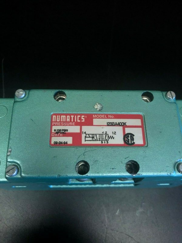 Электромагнитный клапан Numatics I23BA400K
