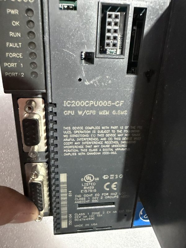 ПЛК FANUC IC200CPU005