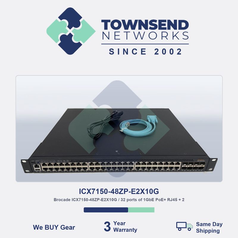 Коммутатор Ruckus ICX7150-48ZP-E2X10G