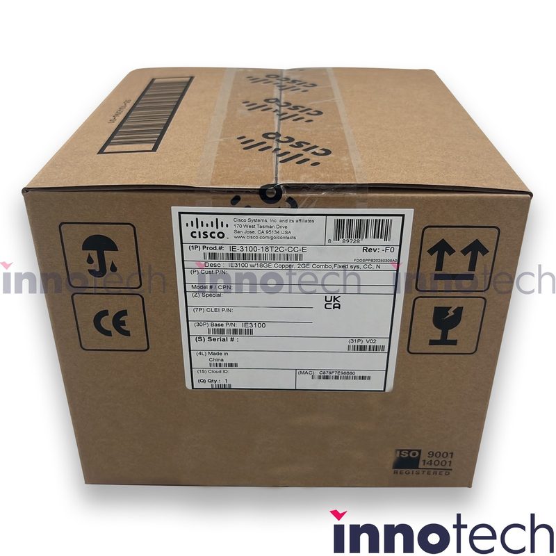 Коммутатор Cisco IE-3100-18T2C-CC-E