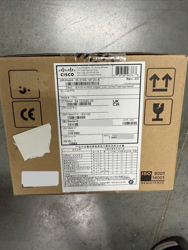 Коммутатор Cisco IE-3100-18T2C-E