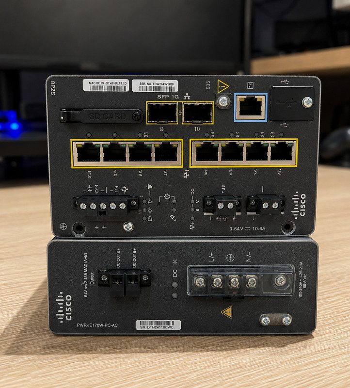 Коммутатор Cisco IE-3300-8P2S-E