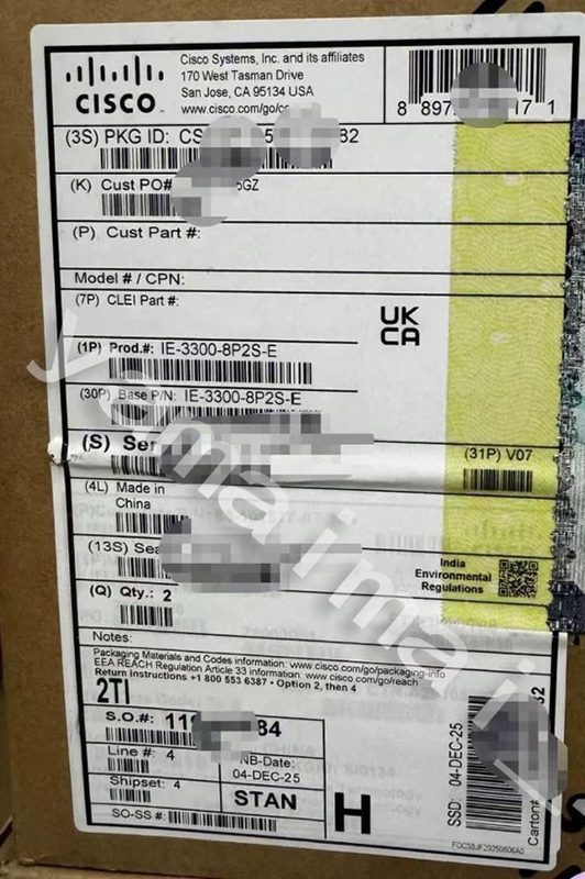 Коммутатор Cisco IE-3300-8P2S