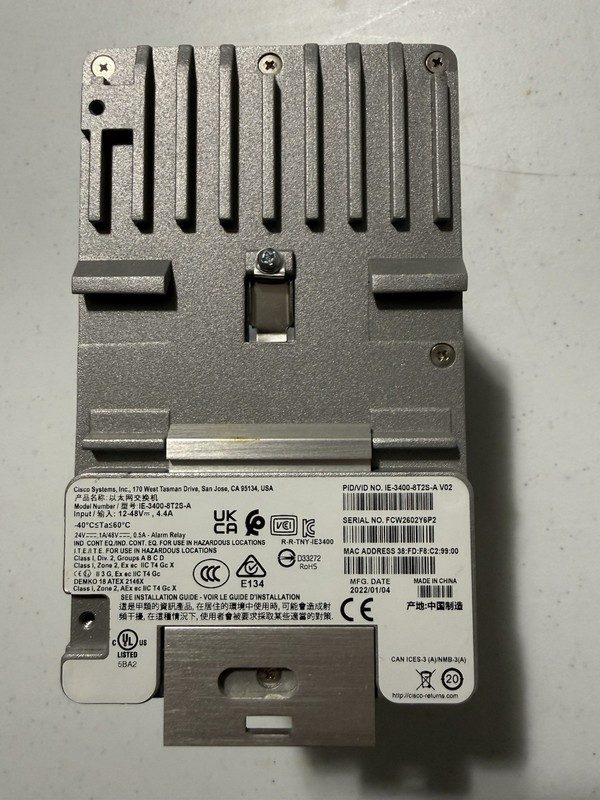Коммутатор Cisco IE-3400-8T2S-A