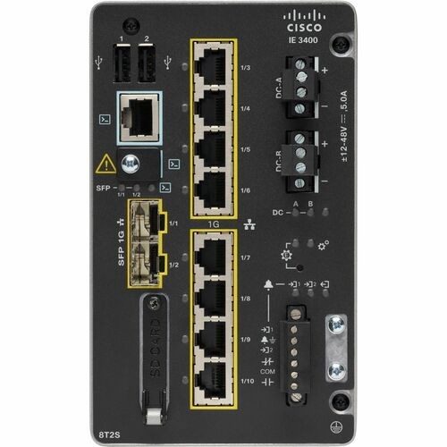 Коммутатор Cisco IE-3400-8T2S