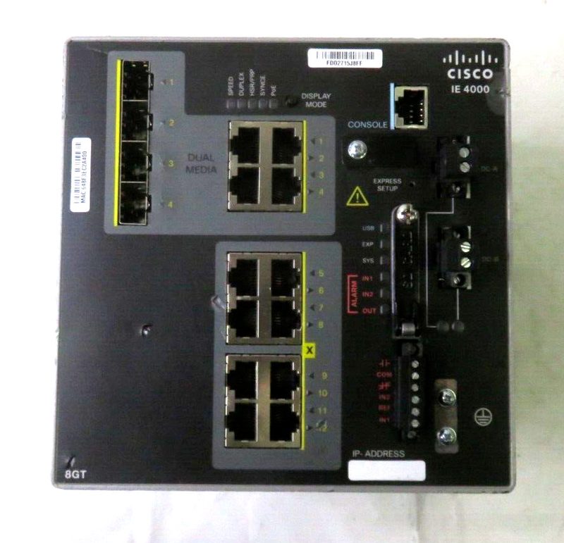 Коммутатор Cisco IE-4000-8GT4G-E