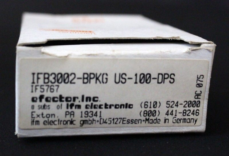 Датчик приближения ifm IFB3002-BPKG/US-100-DPS