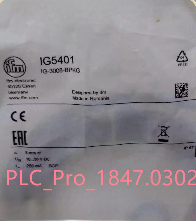 Датчик приближения ifm IG-3008-BPKG