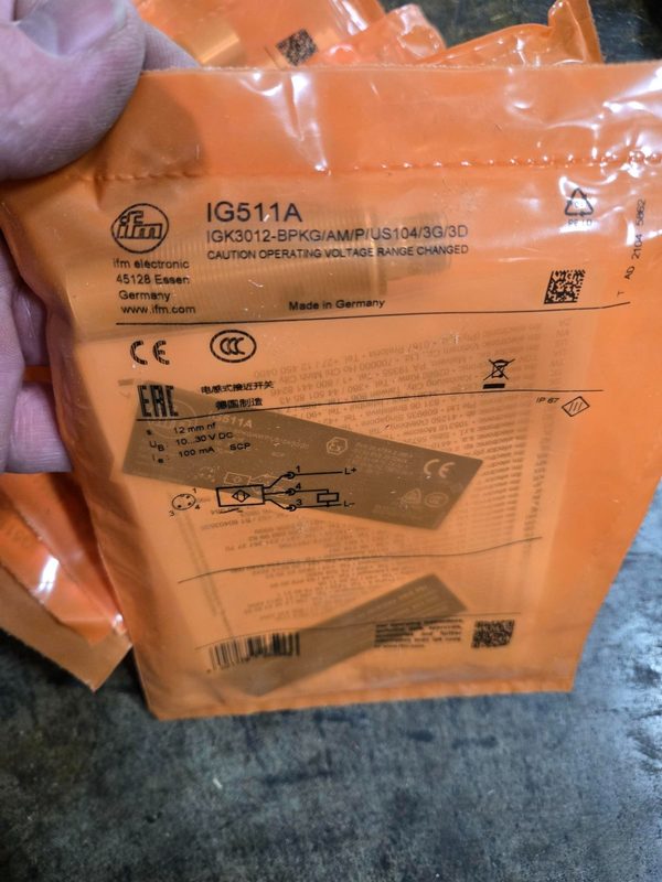 Датчик приближения ifm IG511A