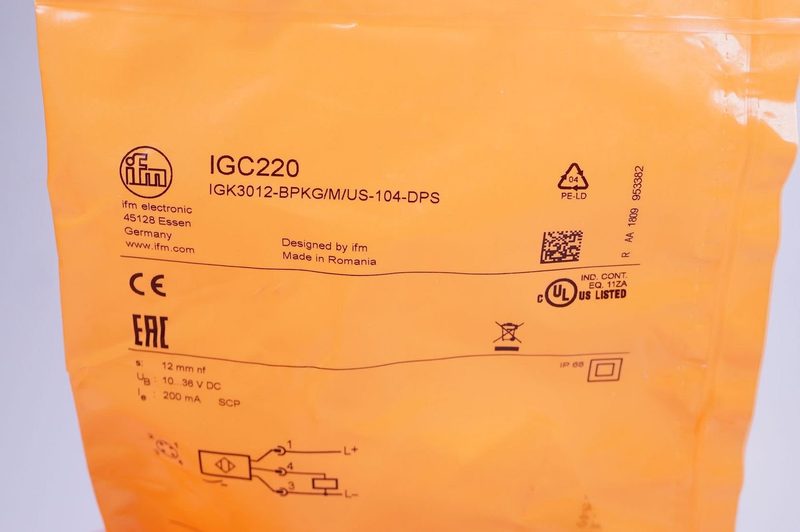 Датчик приближения ifm IGC220