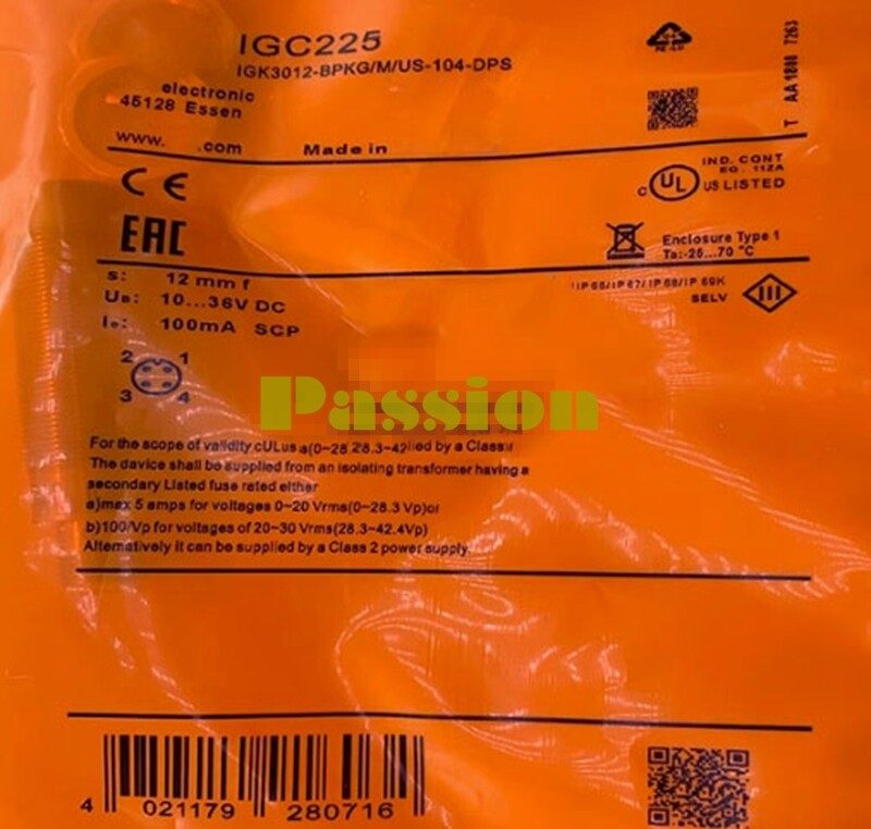 Датчик приближения ifm IGC225