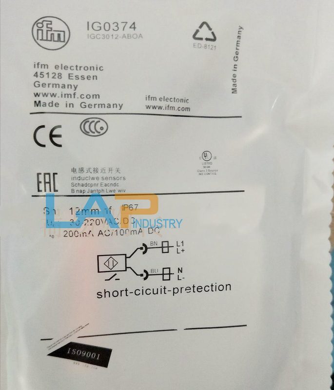 Датчик приближения ifm IGC3012-ABOA