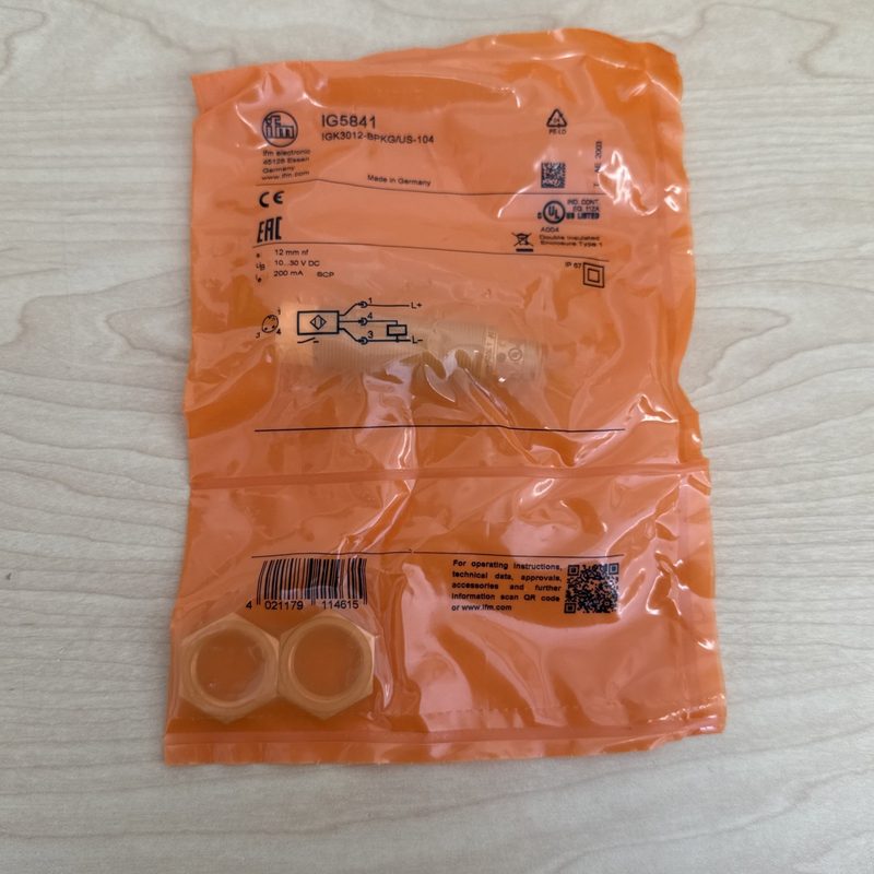 Датчик приближения ifm IGK3012-BPKP/US-104