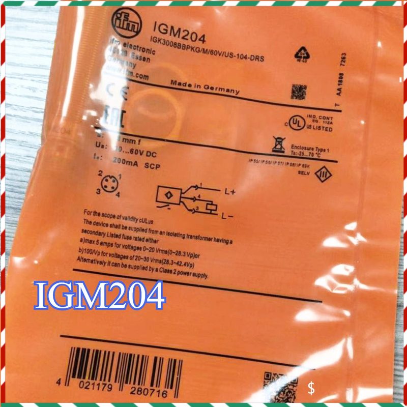Датчик приближения ifm IGM204