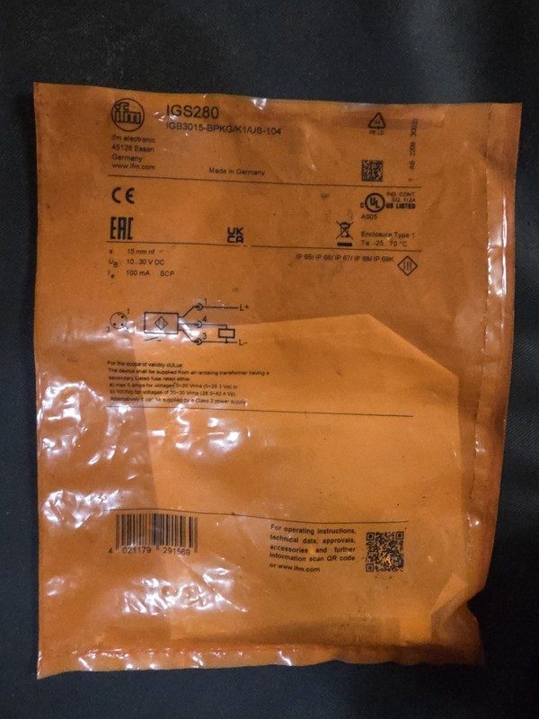 Датчик приближения ifm IGS280