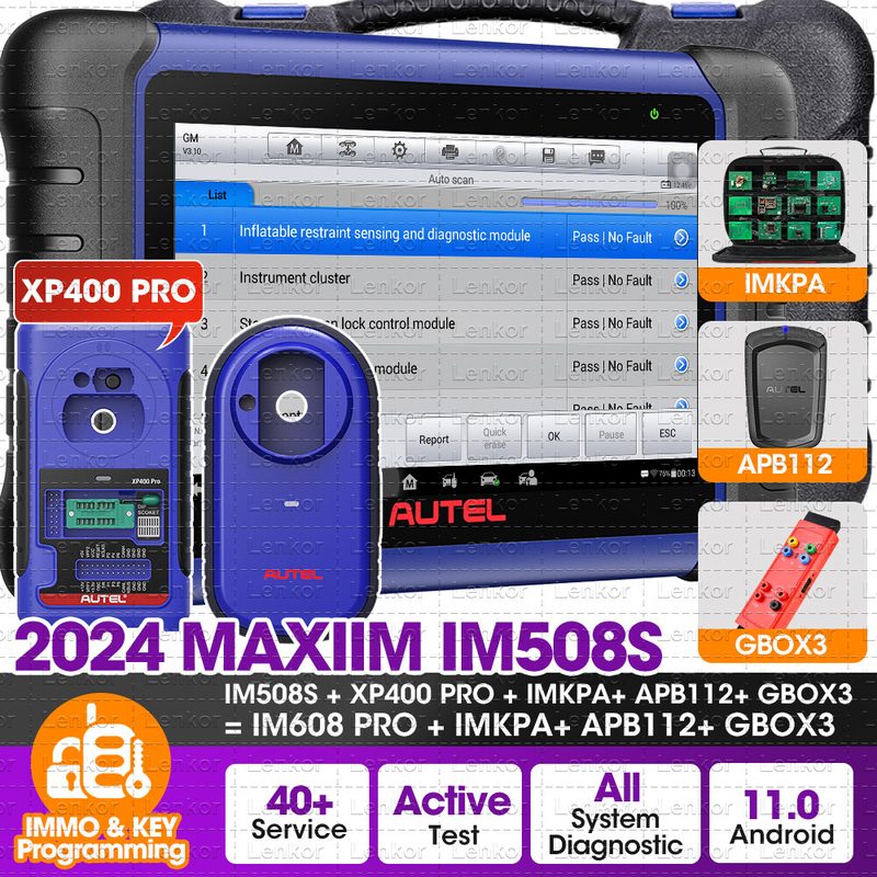 Диагностический сканер Autel IM508S+XP400PRO