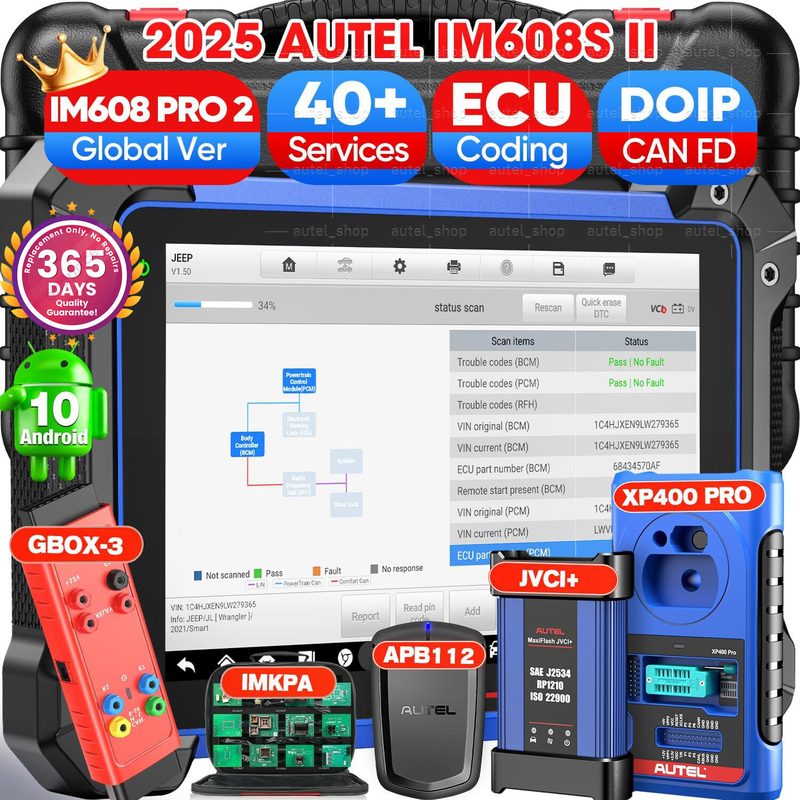 Диагностический сканер Autel IM608PRO