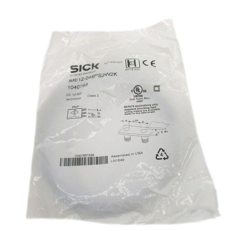 Фотоэлектрический датчик SICK IME12-04BPSZW2K