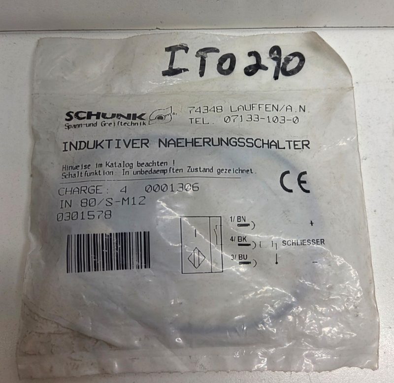 Датчик приближения Schunk IN-80-S-M12