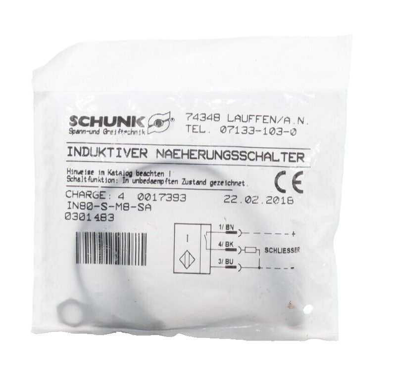 Датчик приближения Schunk IN80-S-M8-SA