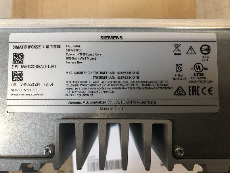 Промышленный компьютер Siemens IPC327E