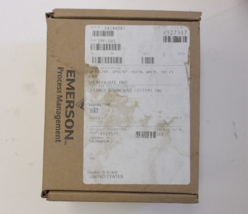 Трубопроводная арматура Emerson IPF-001