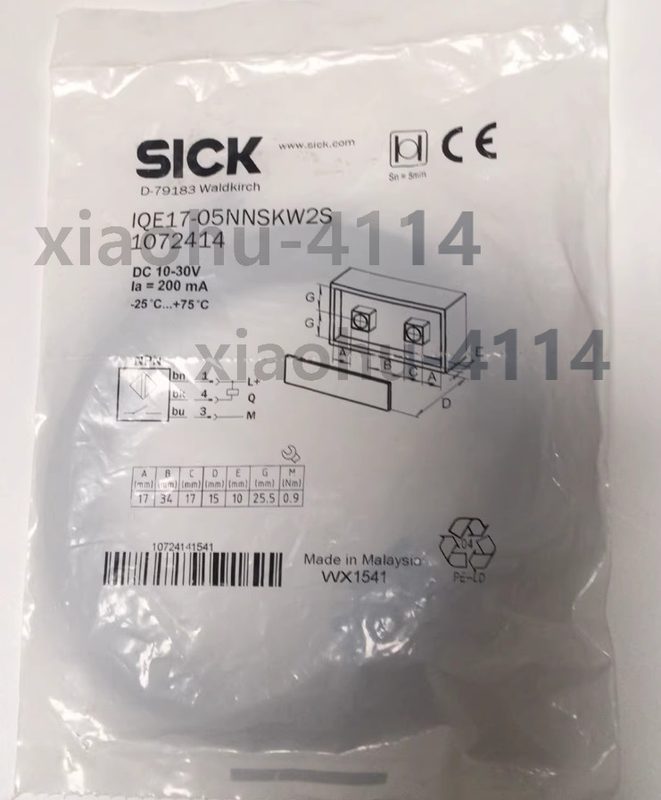 Фотоэлектрический датчик SICK IQE17-05NNSKW2S