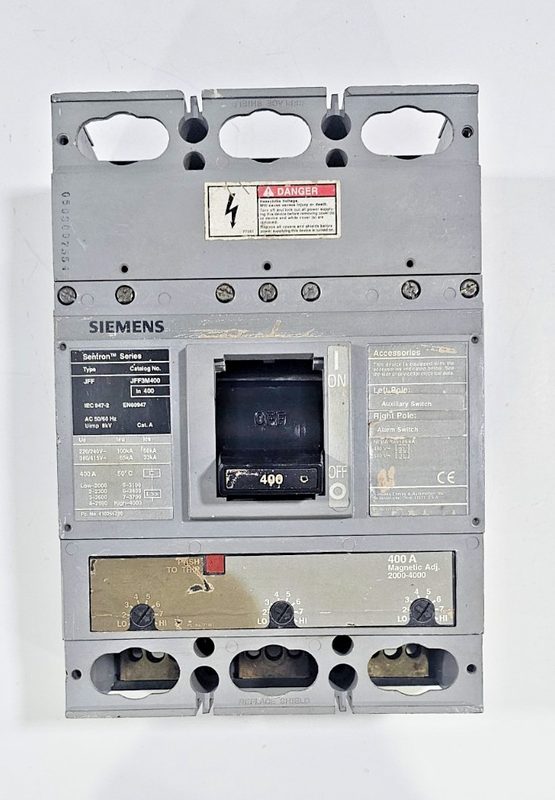 Автоматический выключатель Siemens JFF3M400