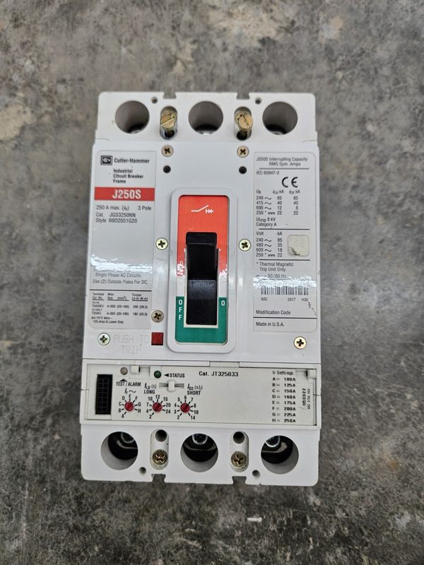 Автоматический выключатель Eaton JGS3250NN