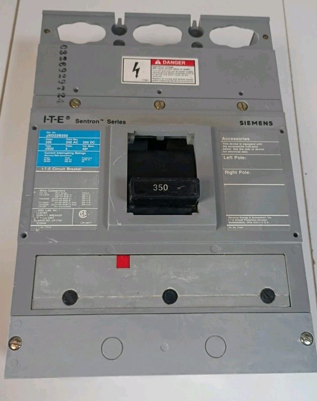 Автоматический выключатель Siemens JXD22B350