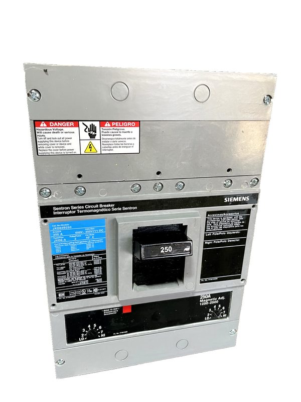 Автоматический выключатель Siemens JXD62B250