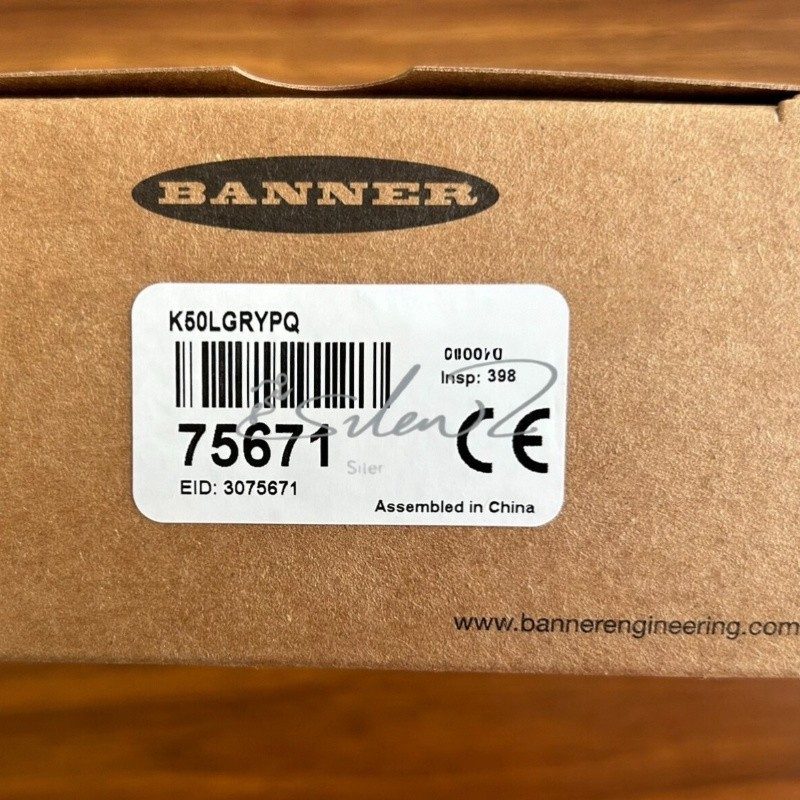 Фотоэлектрический датчик Banner K50LGRYPQ