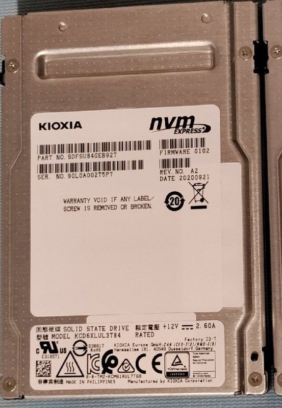 SSD-накопитель Dell KCD6XLUL3T84