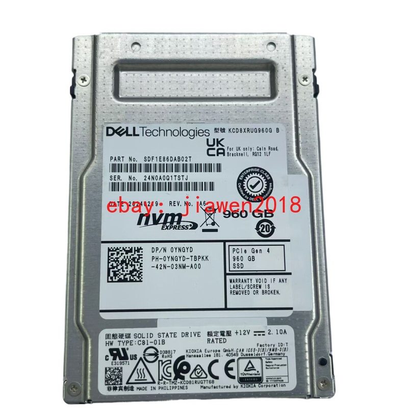 SSD-накопитель Dell KCD8XRUG960G