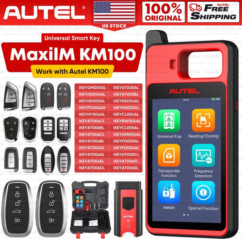 Диагностический сканер Autel KM100