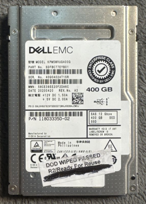 SSD-накопитель Dell KPM5WVUG400G