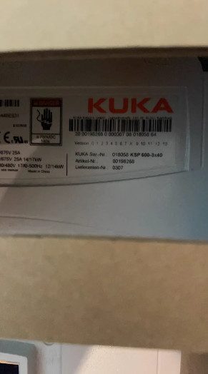 Робот KUKA KSP600-3X64