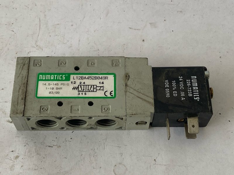 Электромагнитный клапан Numatics L12BA452B049R