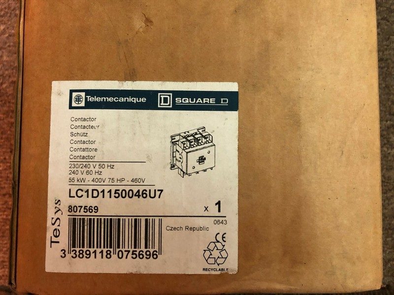 Контактор Schneider LC1D1150046U7