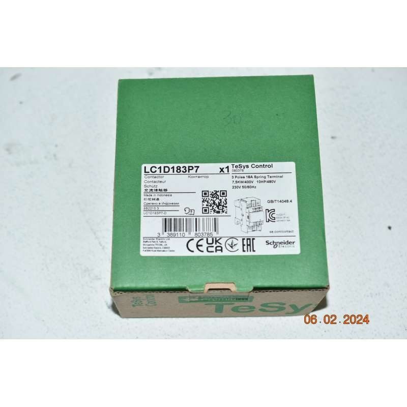 Контактор Schneider LC1D1183P7