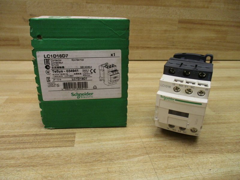 Контактор Schneider LC1D18D7