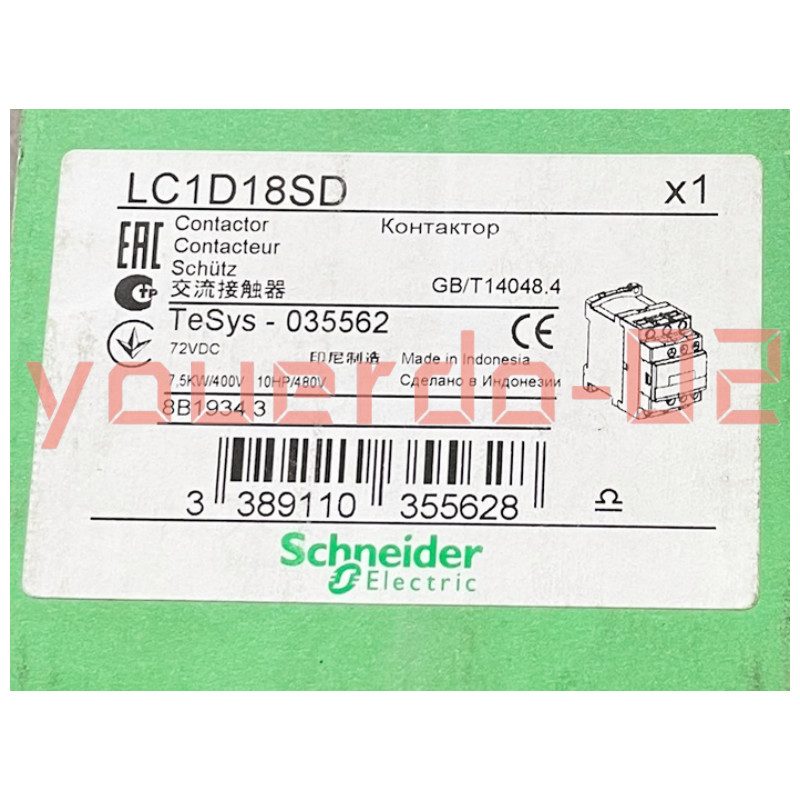 Контактор Schneider LC1D18SD