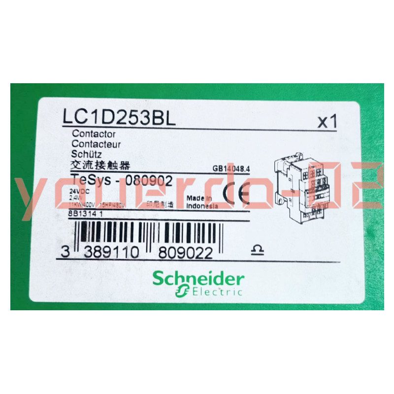 Контактор Schneider LC1D253BL